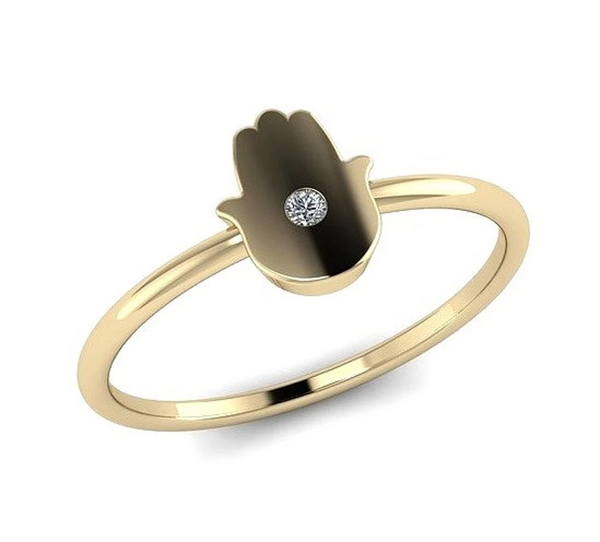 Hand of 2025 fatima ring gold