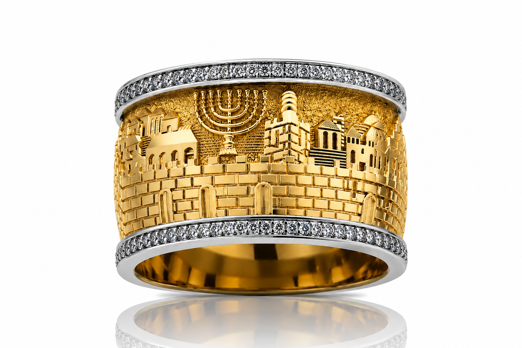 Jerusalem Rings Handmade in Israel | Luxury Judaica Jewelry – Yoel's ...