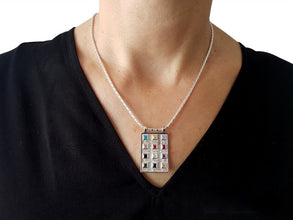 Unisex 14k Gold Hoshen Pendant 12 Tribes Of Israel Gold Priestly Breastplate Pendant Jewelry