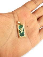 Gold Eilat stone Mezuzah