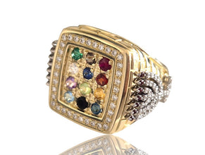 14K gold hoshen ring