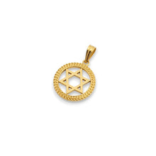 Gold pendant with Star of David 