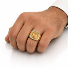Diamond Menorah Ring in 14k Gold Jewish Jewelry from Israel on hand