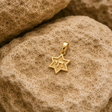 14K Gold Jewish Chai Pendant in Luxury Gift Box