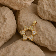 14K Gold Star of David Necklace with Diamonds, Handmade Judaica Jewelry from Israel
