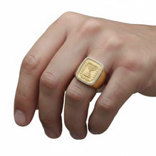 men jewish gold ring