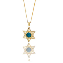 14K Gold Eilat Stone Pendant
