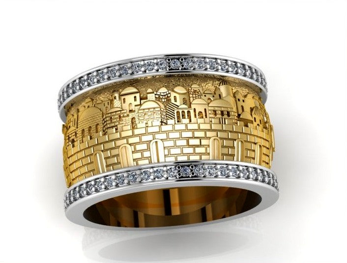 14k Jerusalem ring 