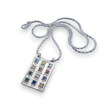 Unisex 14k Gold Hoshen Pendant 12 Tribes Of Israel Gold Priestly Breastplate Pendant Jewelry