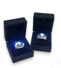 925 Silver 9k Eilat Stone Ring