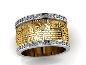 14k Jerusalem ring 