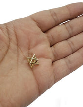 14k Star of David  Merkaba Star Pendant