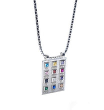 Unisex 14k Gold Hoshen Pendant 12 Tribes Of Israel Gold Priestly Breastplate Pendant Jewelry