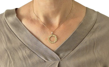 14K Gold Jerusalem Pendant