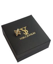 14k Star of David  Merkaba Star Pendant