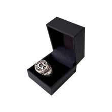 925 silver star of david ring