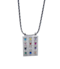 Unisex 14k Gold Hoshen Pendant 12 Tribes Of Israel Gold Priestly Breastplate Pendant Jewelry