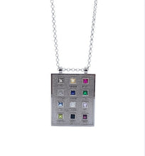 14k Gold Hoshen Pendant,12 Tribes Of Israel Pendant,14k Gold Priestly Breastplate Pendant Jewelry