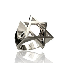 925 silver star of david ring