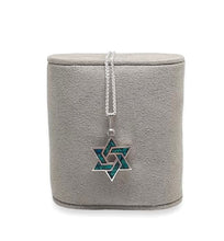 925 Sterling Silver Eilat Stone Star of David Pendant