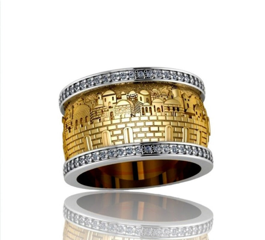 14k Gold Jerusalem Ring