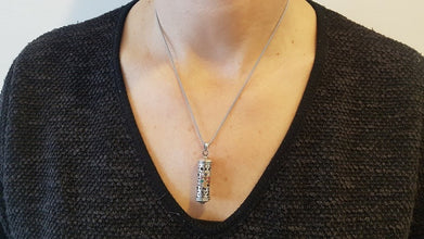 Gold 925 Silver 12 Tribes Hoshen Choshen Pendant Hakohanim Necklace,Star of David Charm,Jewish Jewelry,Holy Land Israel Pendant