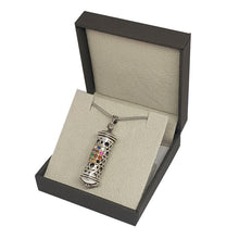 Gold 925 Silver 12 Tribes Hoshen Choshen Pendant Hakohanim Necklace,Star of David Charm,Jewish Jewelry,Holy Land Israel Pendant-side view