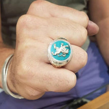 Eilat Stone lion ring