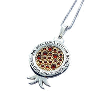  Pomegranate Pendant set With Garnets 