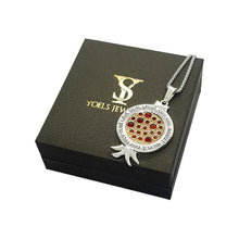 Gold & 925 Silver Pomegranate Pendant set With Garnets ,Hebrew Verse Pendant ,Jewish Pendant,Pomegranate Pendant-box