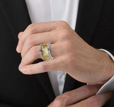 14K Gold Jerusalem Ring – handcrafted Judaica jewelry by Yoel’s Jewelry