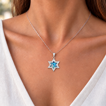 roman glass  star of david  on women 