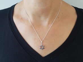 14k Gold Star of David Tiny Pendant