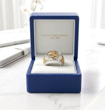 Lion of Judah ring silver and gold Jewish ring for men