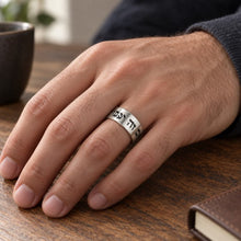 925 silver Hebrew Wedding Ring,