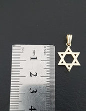 14k Yellow Gold Dainty Star of David Pendant
