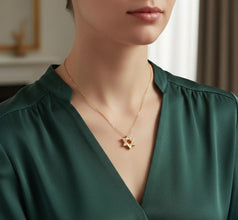 Delicate 14k Gold Star of David Pendant,Jewish Pendant