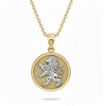 gold lion of judah pendant