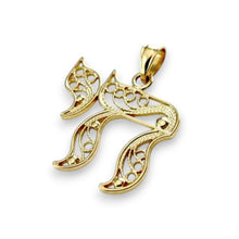 Gold chai pendant 