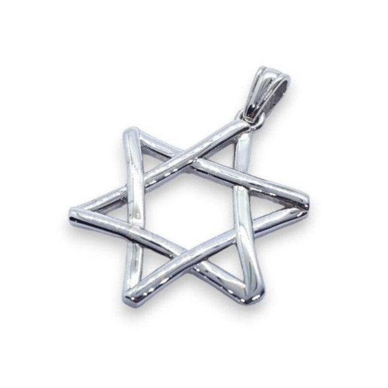 14k Gold Star of David pendant 