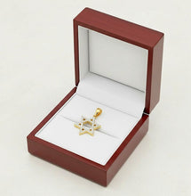 gold star of david set with diamonds