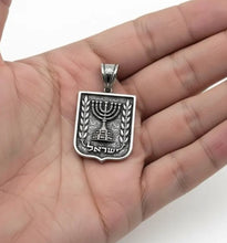 925 silver Emblem of Israel Pendant