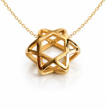 14K Gold Star of David Pendant Necklace – Jewish Jewelry Handmade in Israel
