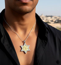 Solid Gold Jerusalem diamonds pendant Jewish Judaica Jewlery from Israel Yoels Jewelry 