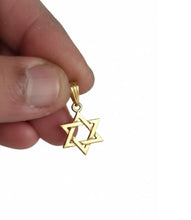 Tiny Gold star of David  Pendant