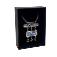 925 Handmade Roman Glass Yemenite Filigree Amulet Pendant | Authentic Ancient Glass from Israel with Certificate