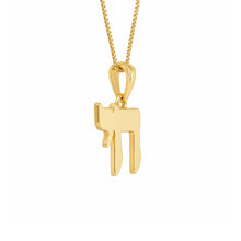 gold chai necklace from Israel