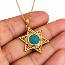 eilat stone jewelry star of david necklace