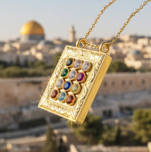 14K Gold Hoshen  Unisex Pendant