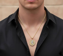 14k Gold Lion of Judah Pendant with Diamonds – Jewish Heritage Jewelry